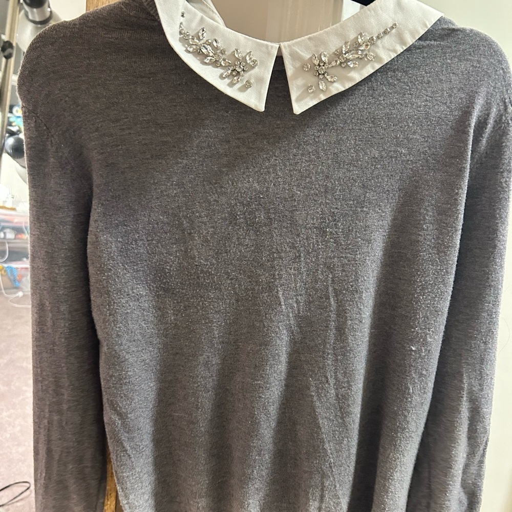 Milano Embellished Collar Sweater
